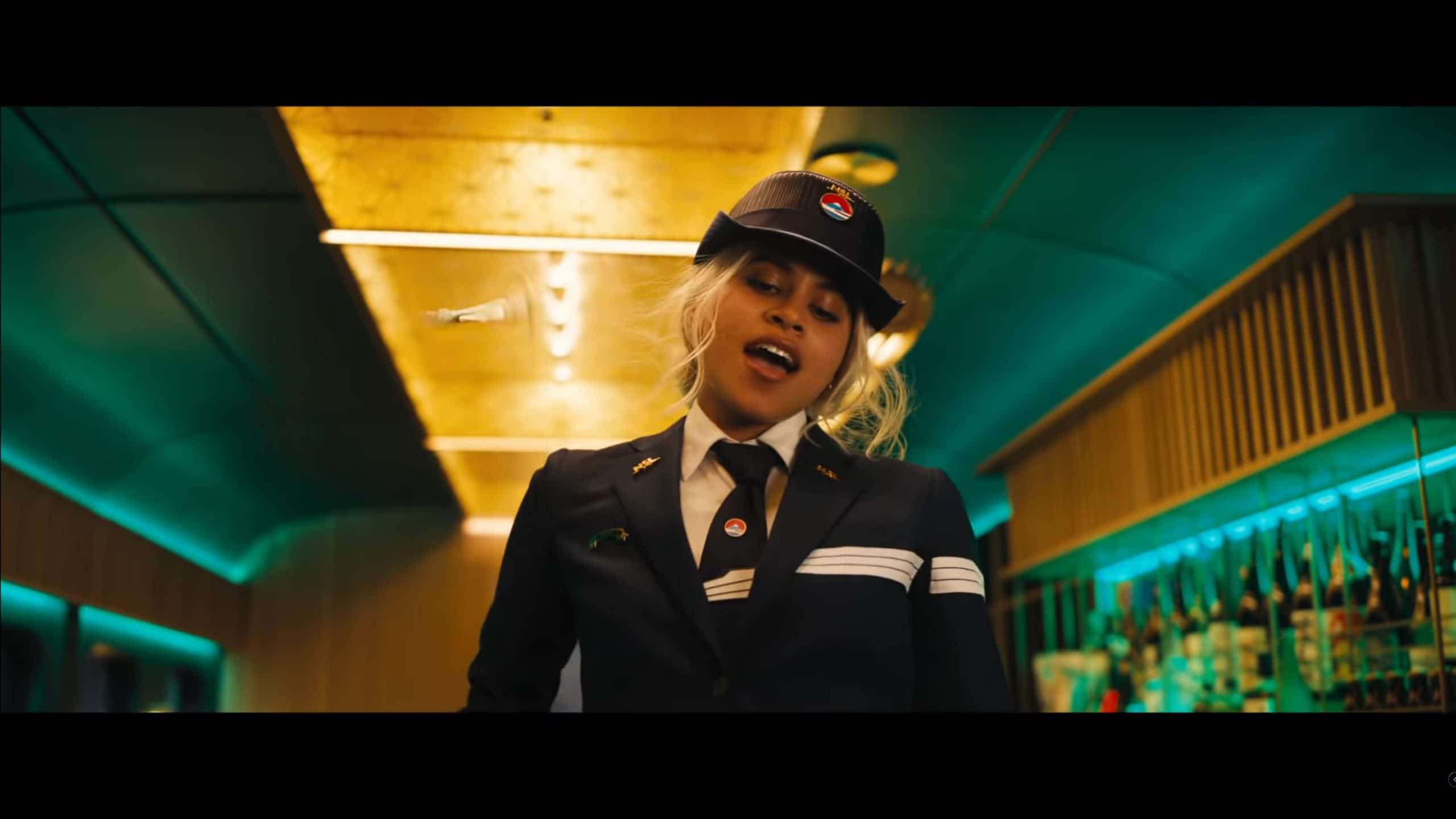 Zazie Beetz as The Hornet in Bullet Train (2022).