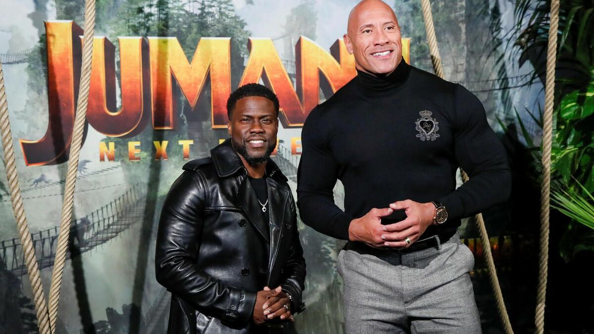 The Rock and Kevin Hart