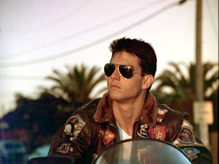 Tom Cruise In The 1986 Top Gun Maverick