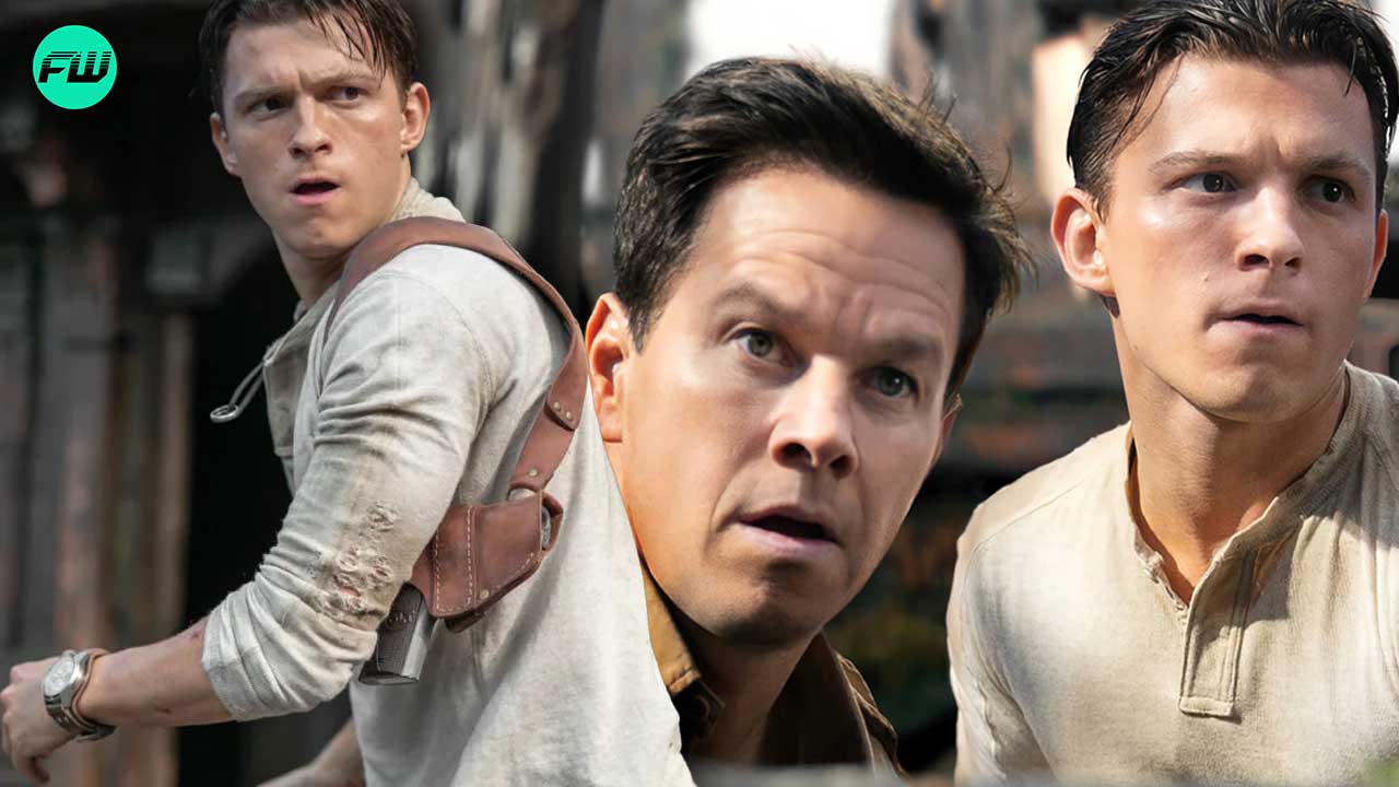 Tom Holland and Mark Wahlberg in Uncharted