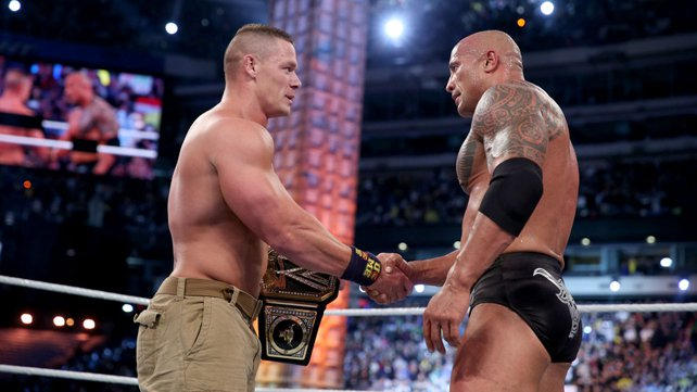 John Cena and Dwayne Johnson shared a brotherly moment after Wrestlemania 29 result!
