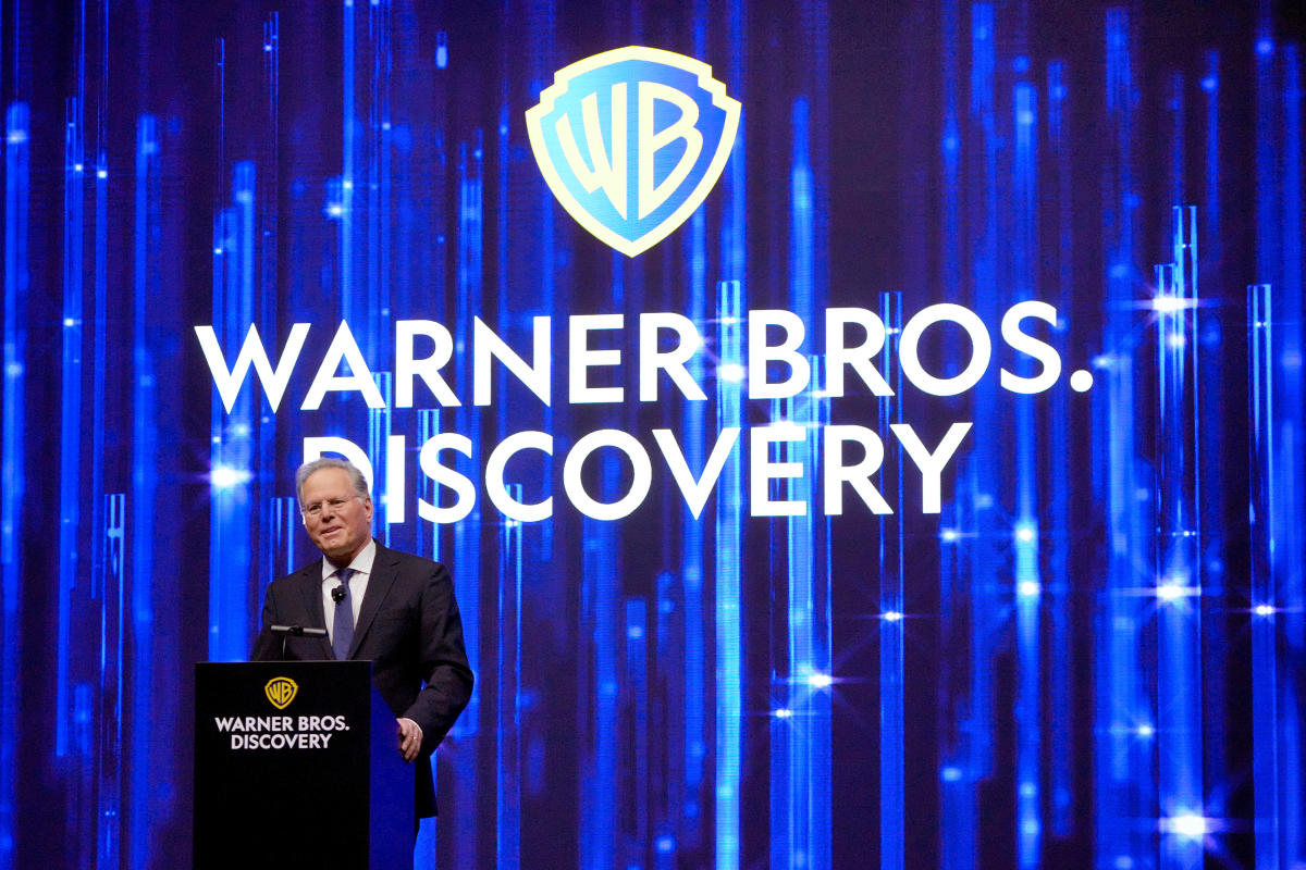 David Zaslav amid Warner Bros Discovery
