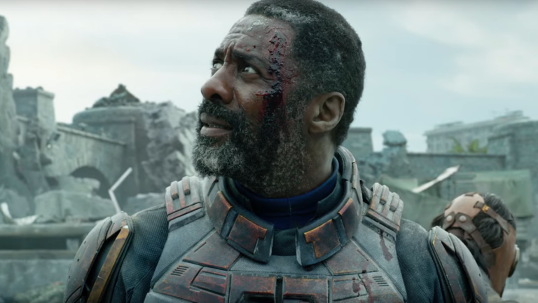 Idris Elba as Bloodsport in The Suicide Squad (2021).
