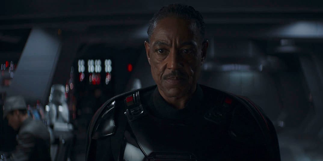 Giancarlo Esposito also portrays the character of Moff Gideon in The Mandalorian (2019-).