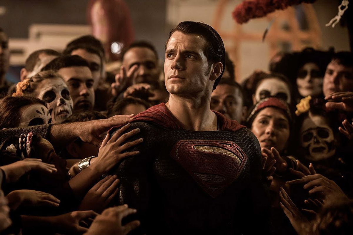 Henry Cavill as Superman in Batman Vs. Superman: Dawn of Justice (2016).