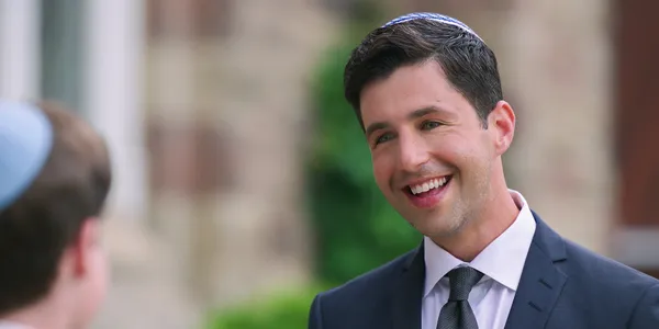 Josh Peck as the Rabbi in 13 The Musical