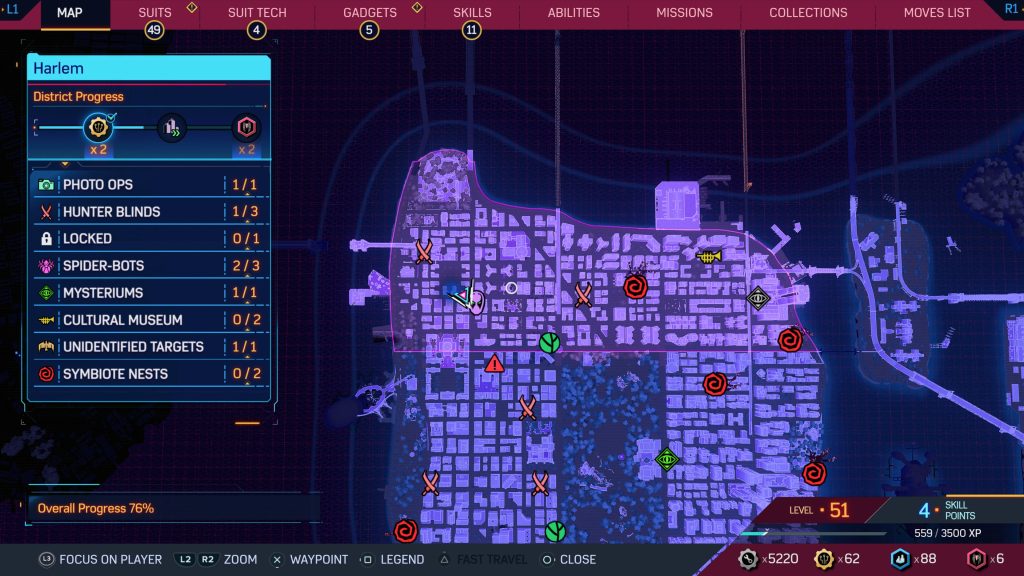 Locations of all Prowler stashes