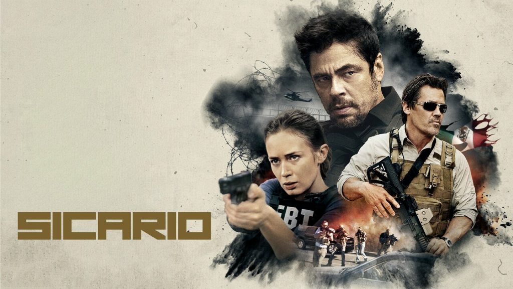 Emily Blunt, Josh Brolin, and Benicio Del Toro in Sicario (2015)