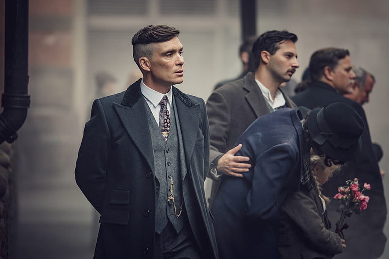 Cillian Murphy as Thomas Shelby in a stiill from Peaky Blinders
