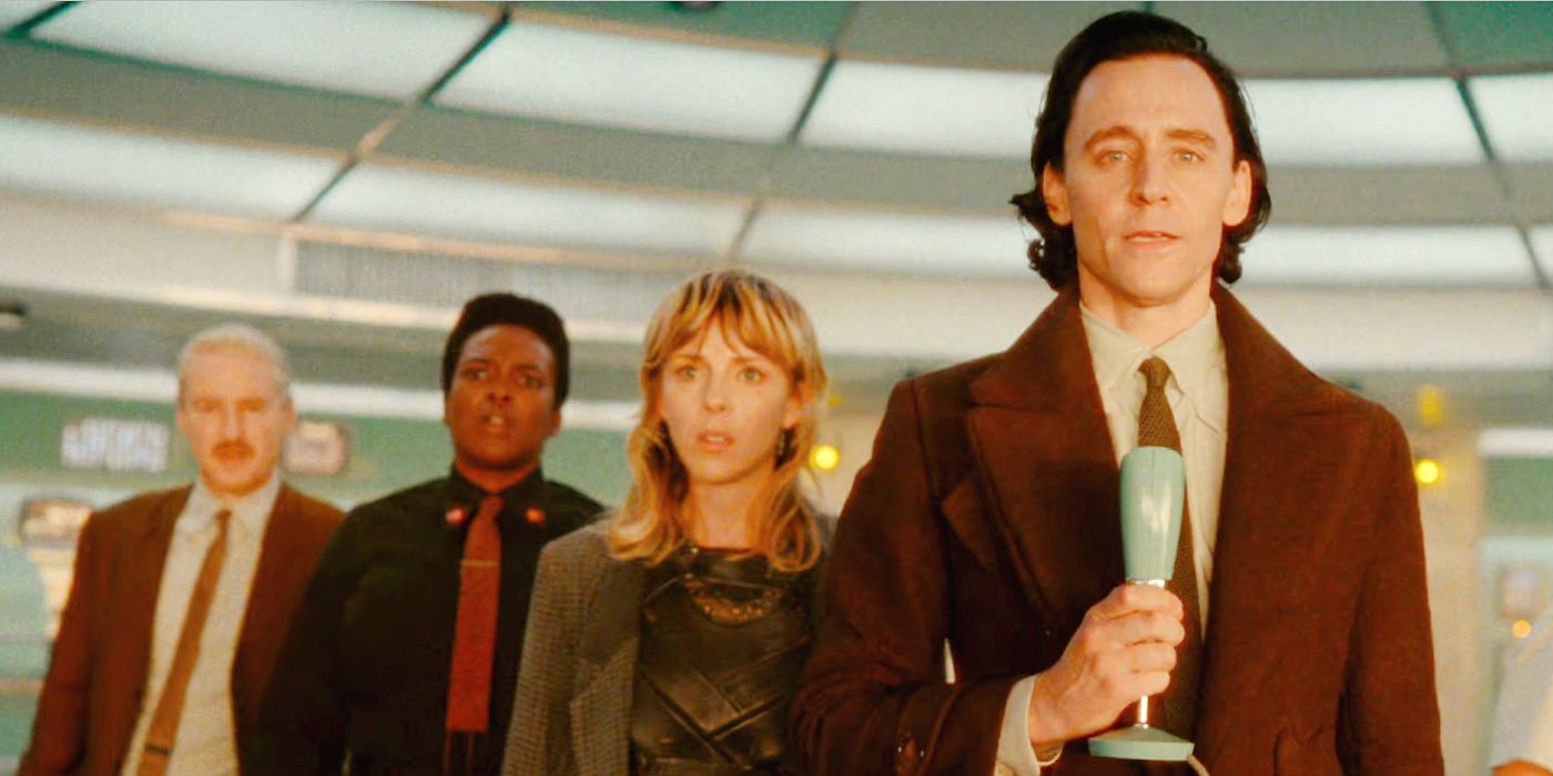 Tom Hiddleston, Sophia Marie Di Martino, Wunmi Mosaku, and Owen Wilson in Loki Season 2 Episode 4 Ending