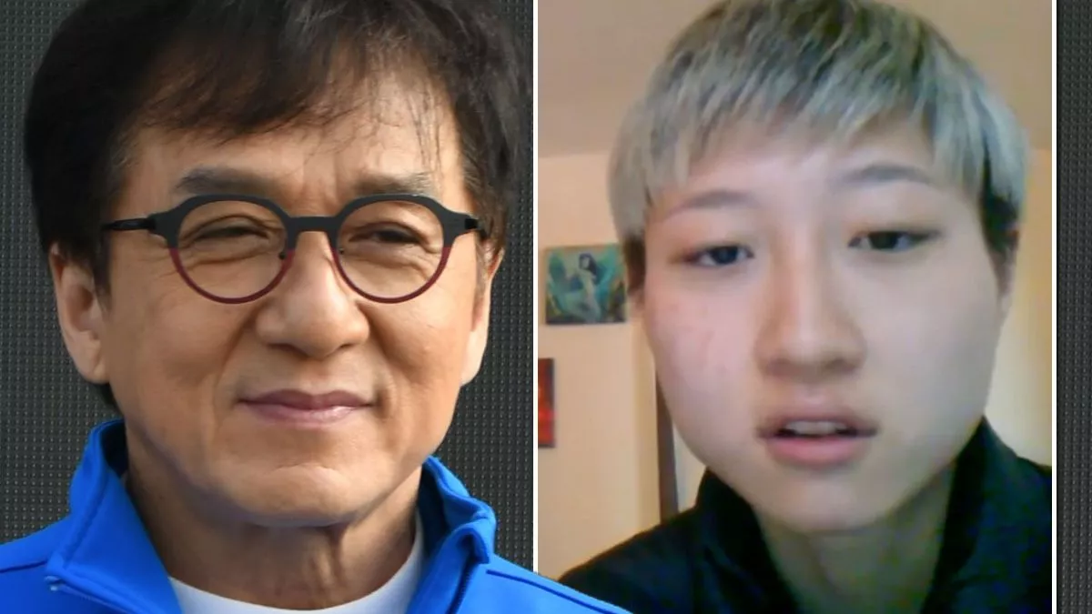 Jackie Chan and his real life daughter Xiao Long Nu