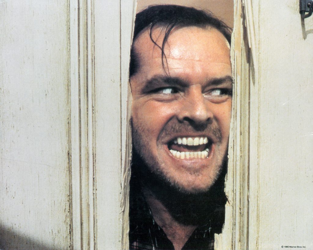 A still of Jack Nicholson in The Shining (1980)
