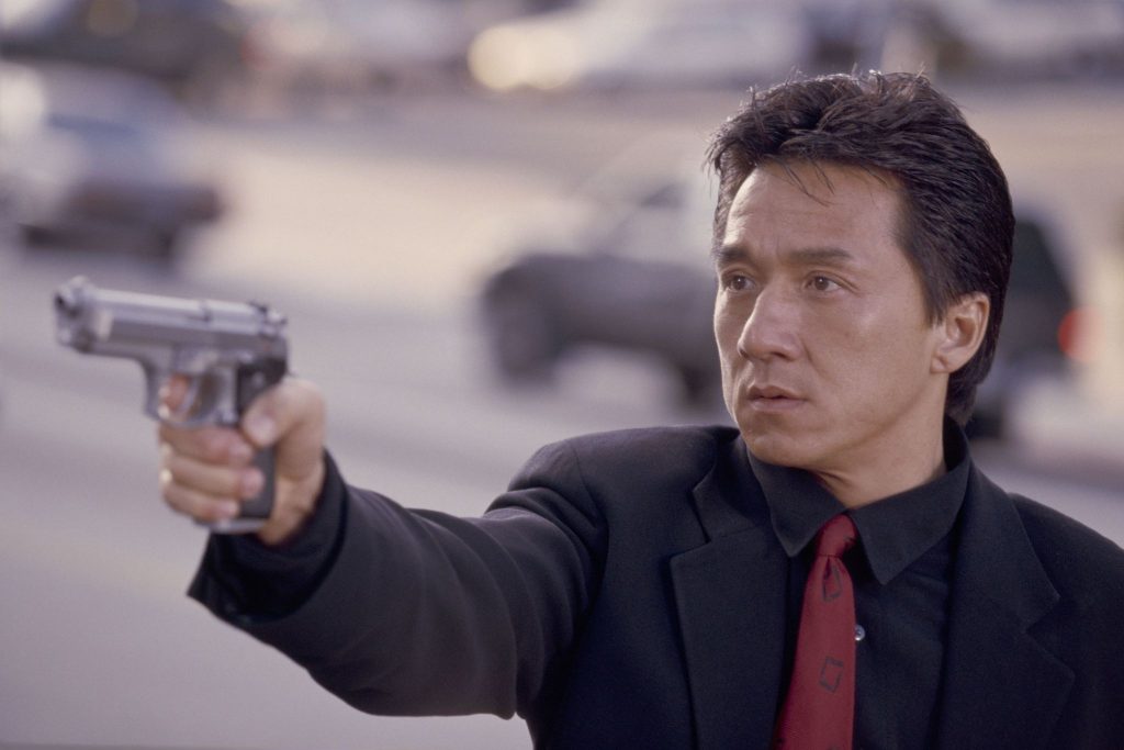 Jackie Chan in a still from Rush Hour