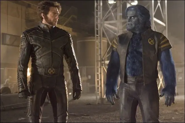 Beast with Wolverine in X-Men: The Last Stand 