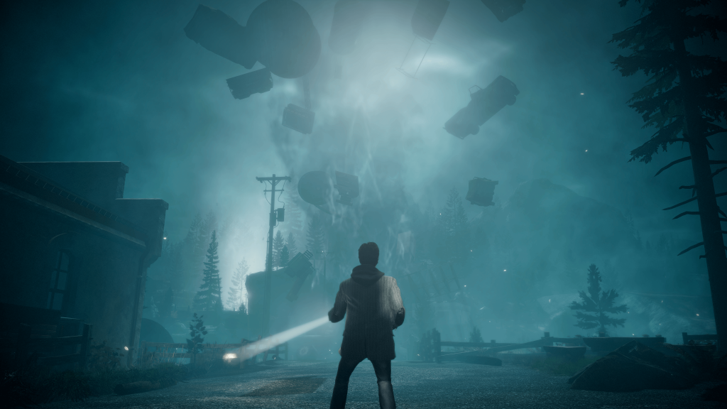 Screengrab from Alan Wake Remastered, released on the 5th of October 2021.