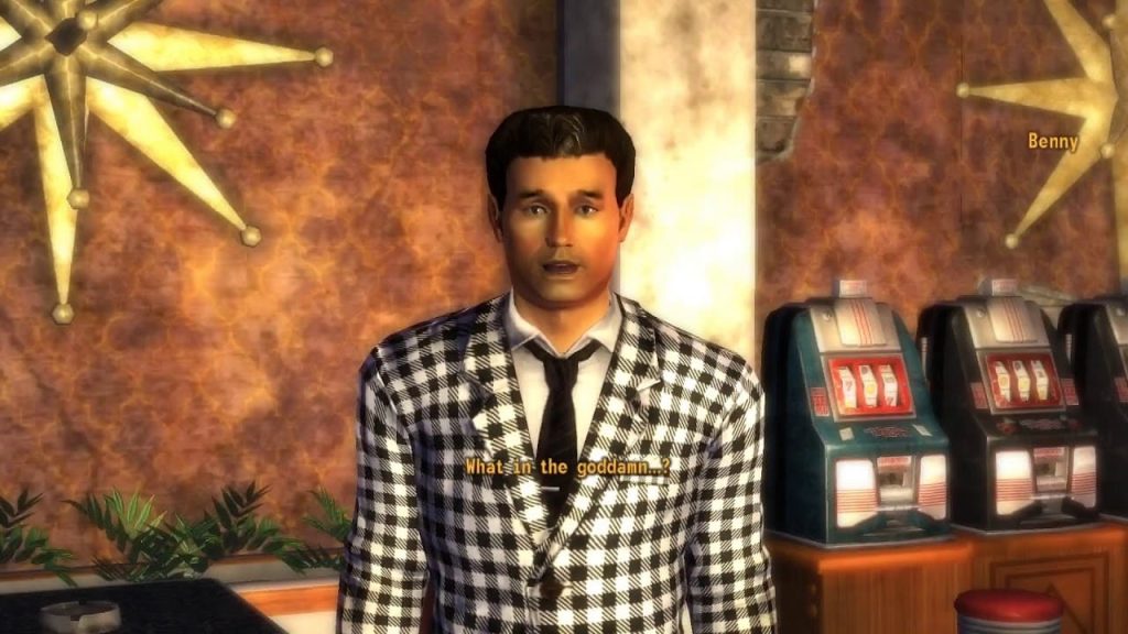 Matthew Perry voiced Benny in Bethesda's Fallout: New Vegas.