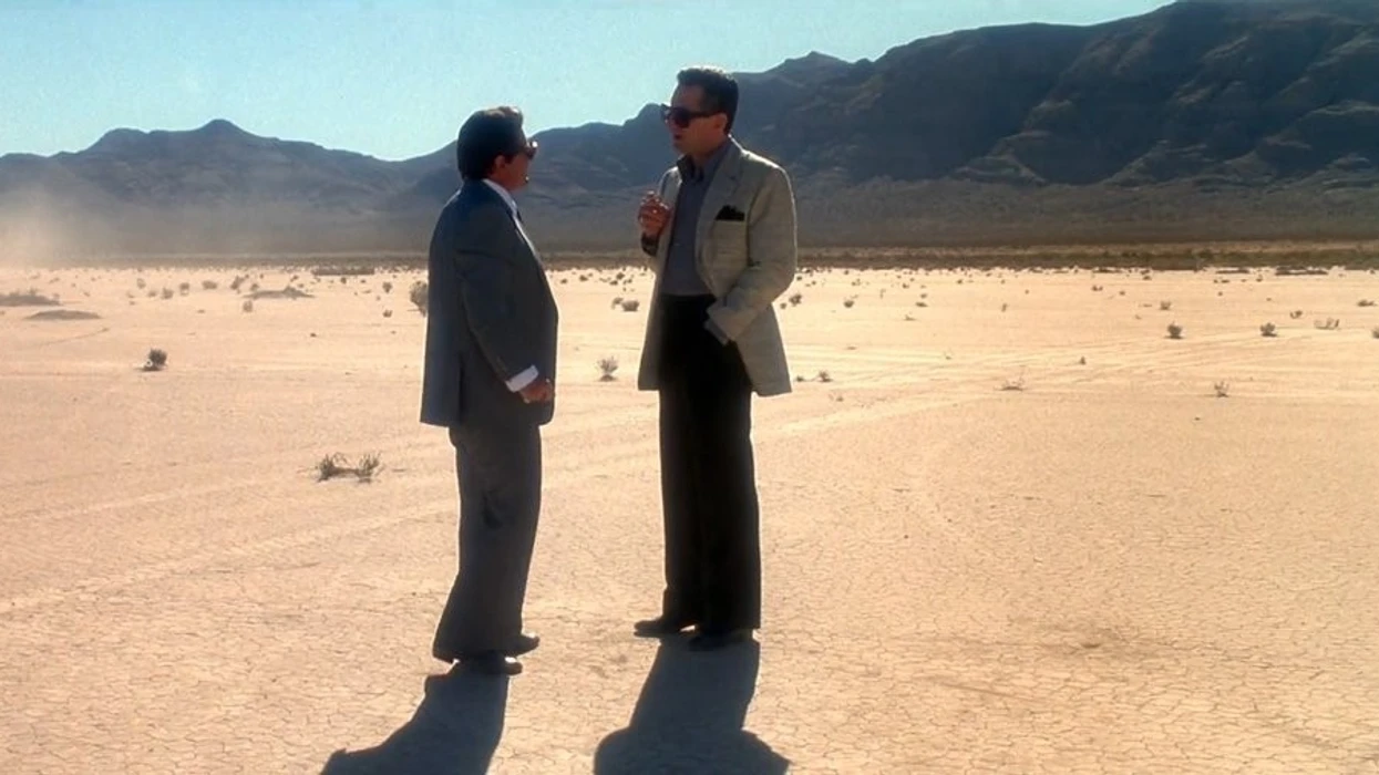 The desert scene in Martin Scorsese's Casino