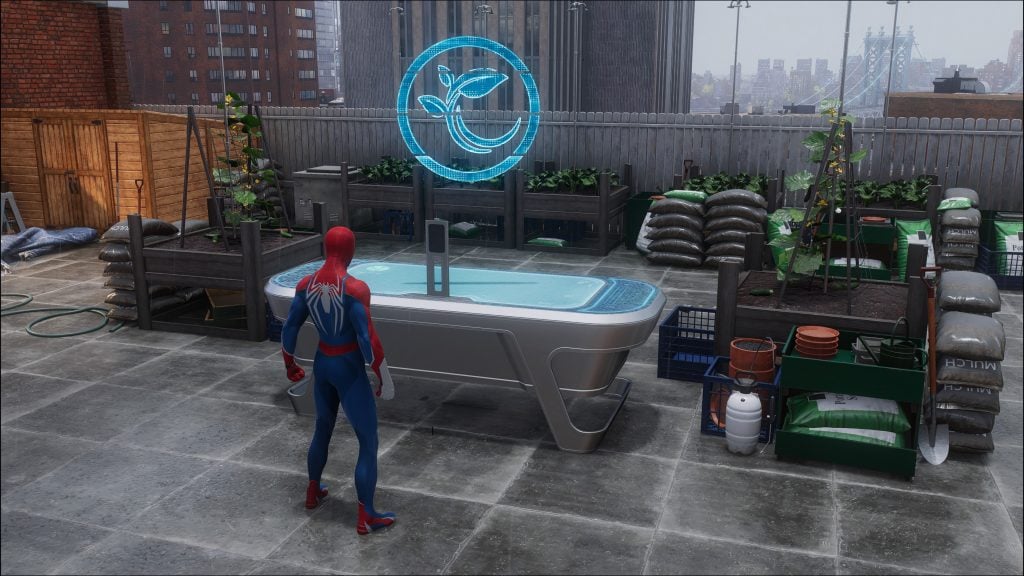 Conduct scientific studies, i.e. puzzles and mini-games, to complete the EMF Experiments in <em>Spider-Man 2</em>.