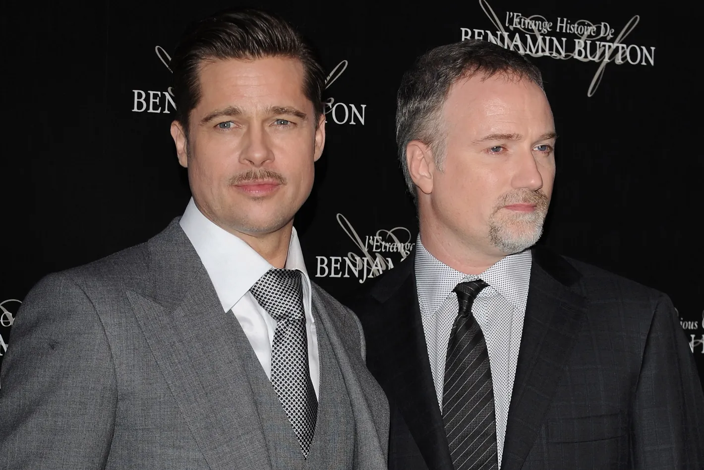 Brad Pitt with David Fincher
