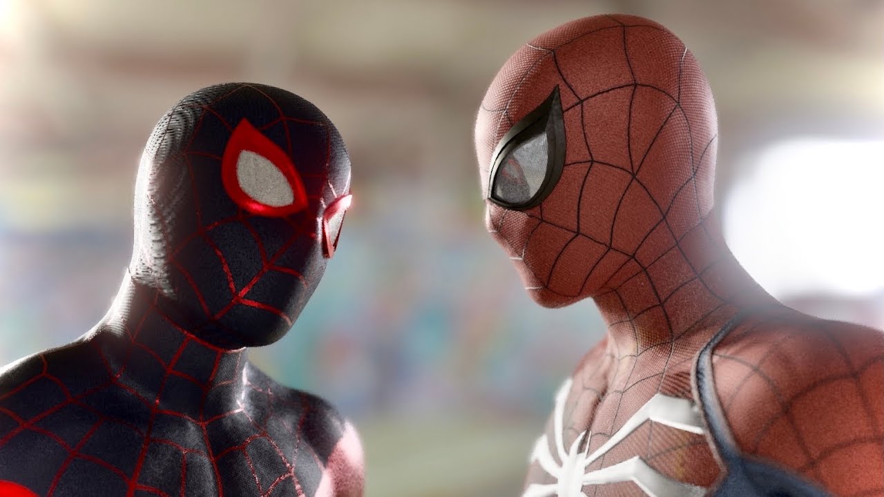 Peter Parker and Miles Morales in Marvel's Spider-Man 2