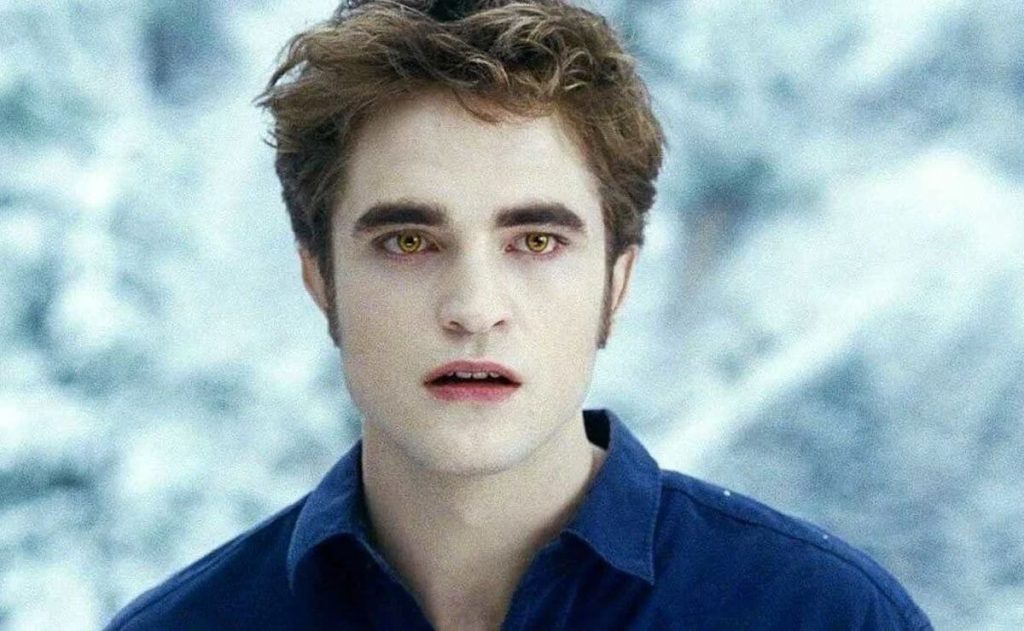 Robert Pattinson as Edward Cullen from The Twilight Saga