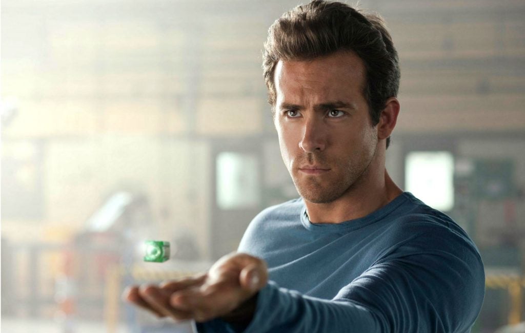Ryan Reynolds as Hal Jordan in a still from Green Lantern 