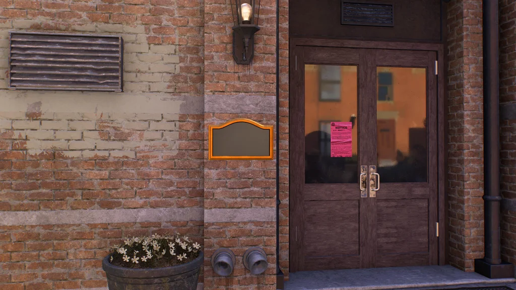 The Nelson and Murdock plaque now seems to be bereft of text in Marvel's Spider-Man 2.