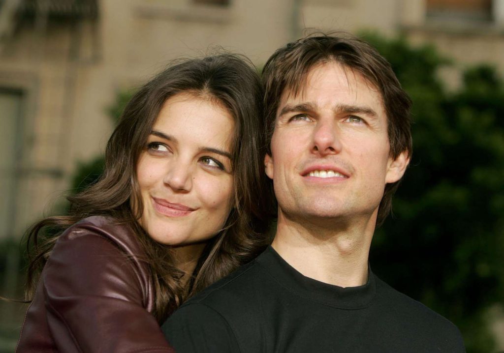 Tom Cruise with Katie Holmes