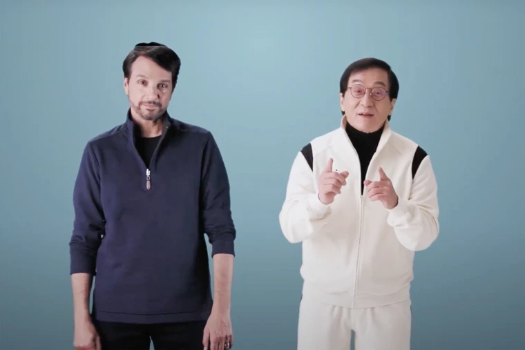  Jackie Chan and Ralph Macchio