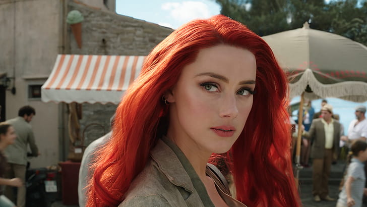Mera looking on in this scene