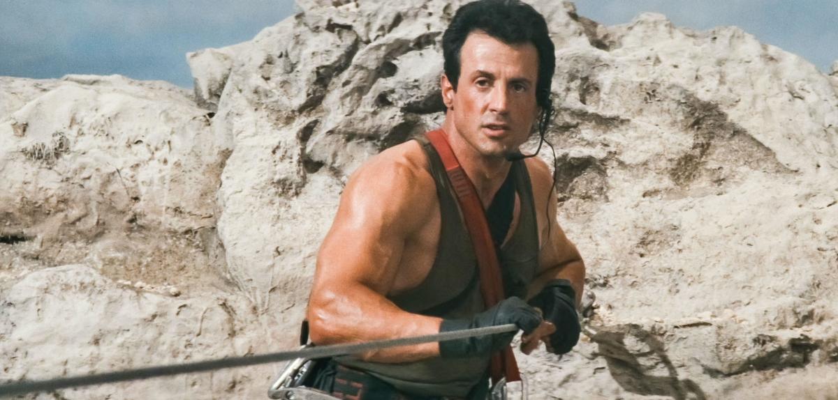 Sylvester Stallone wth rope