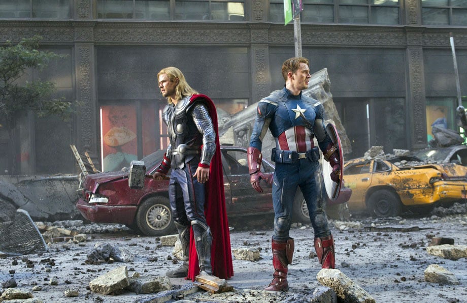The Battle of New York in The Avengers