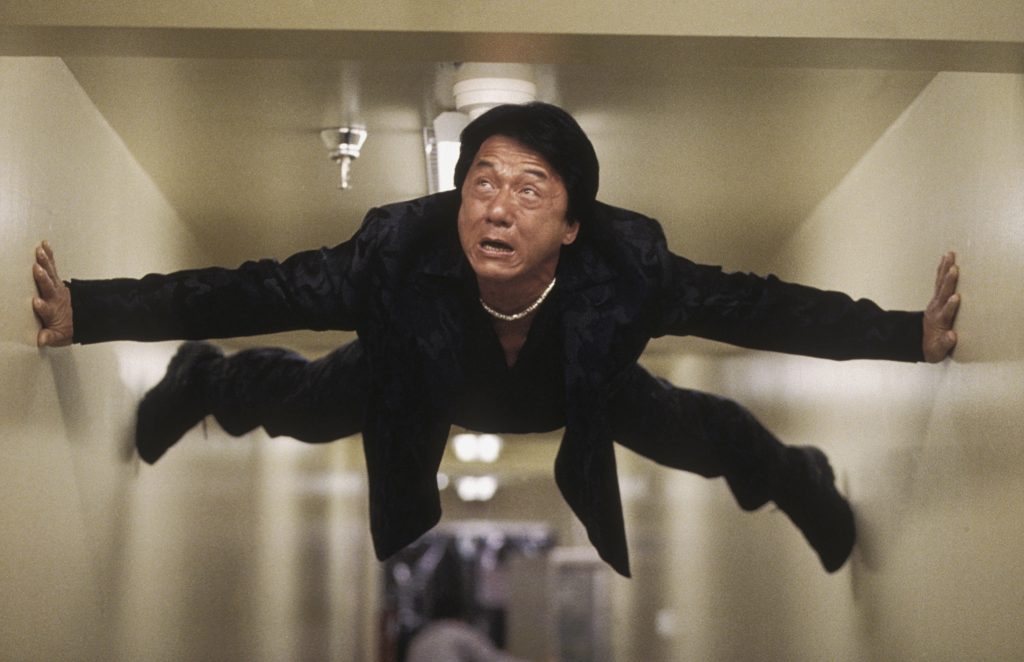 Jackie Chan in a still from Rush Hour 2