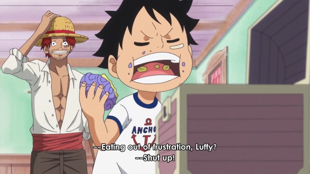 Luffy Eating the Devil Fruit