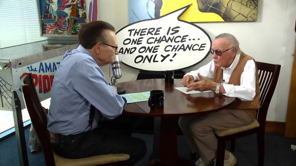 Stan Lee in the Larry King interview