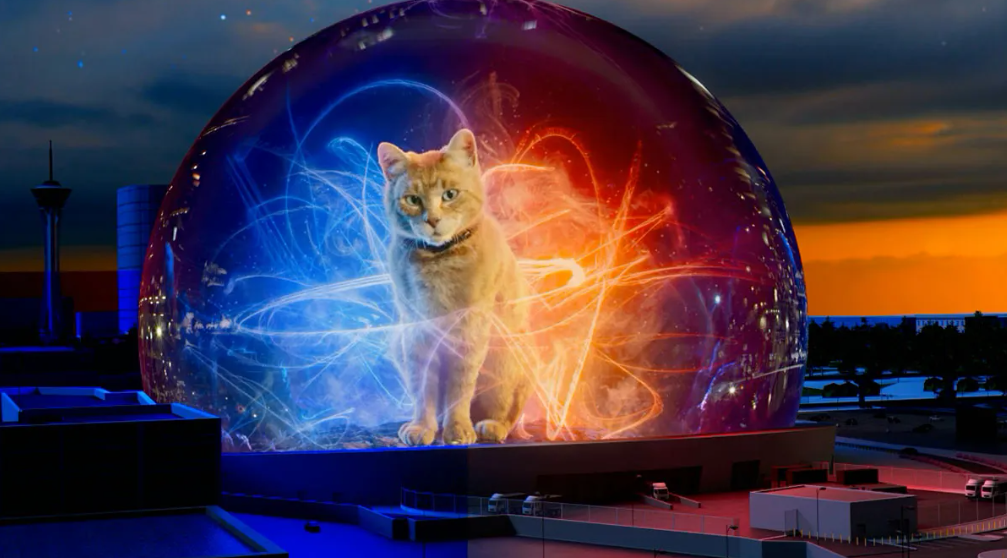Marvel promo on Sphere (Source: Marvel Studios)