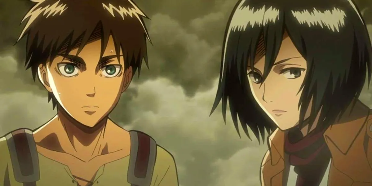 Mikasa and Eren from Attack on Titan