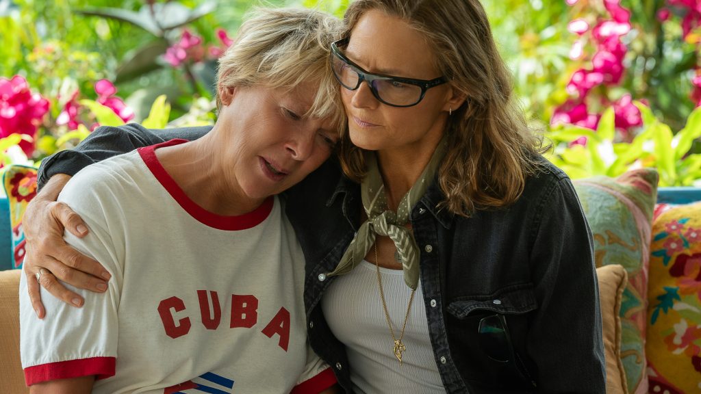 Annette Bening and Jodie Foster in Netflix's Nyad (2023)