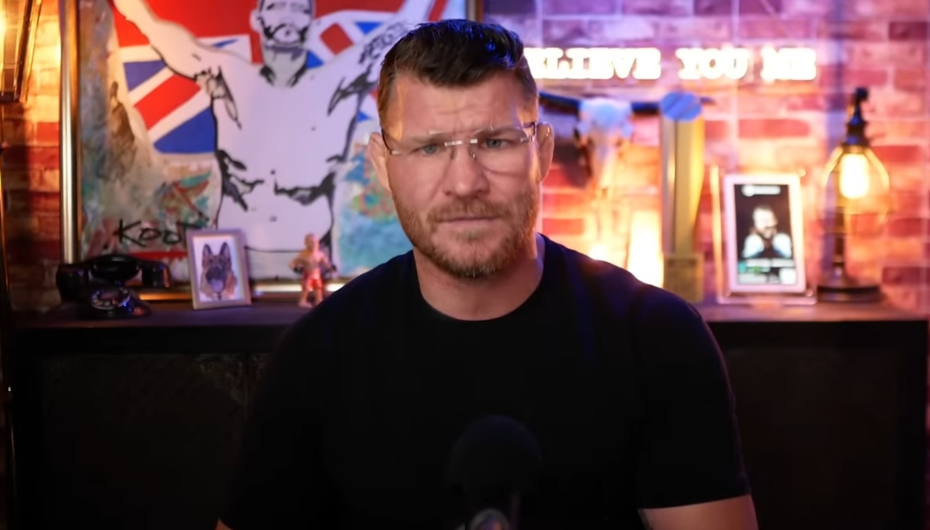 A still from Michael Bisping's podcast