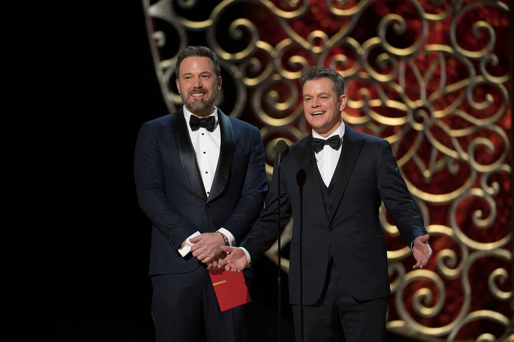 Ben Affleck with Matt Damon at the 89th Academy Awards (via Flickr)