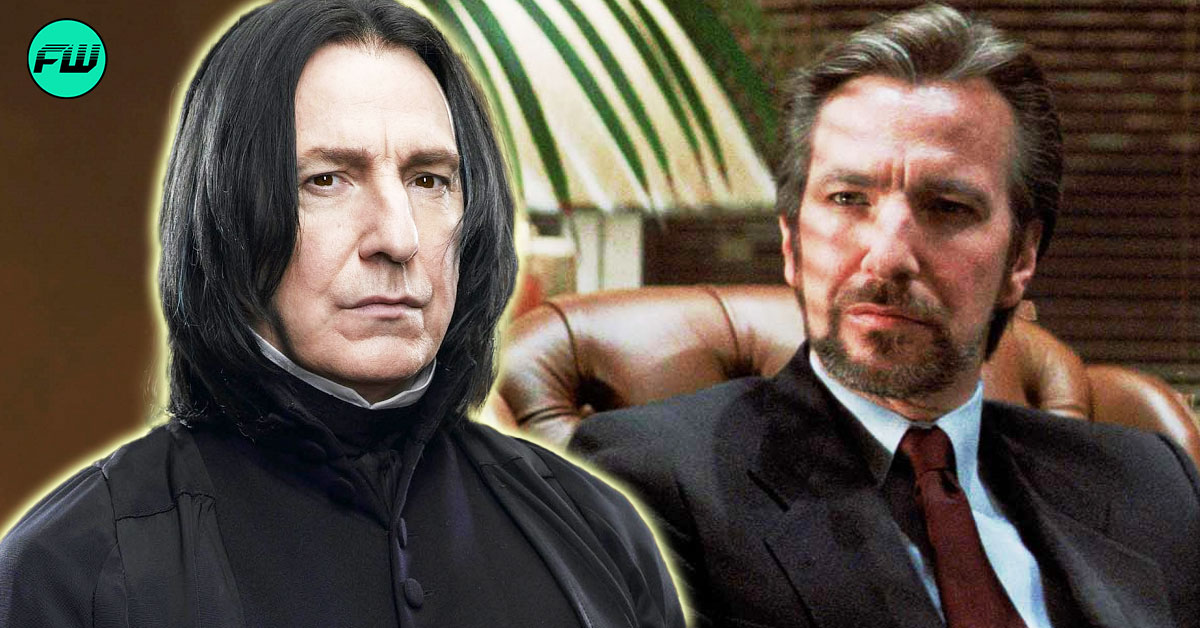alan rickman’s look of terror was real after die hard director pulled a dangerously cruel trick on harry potter star