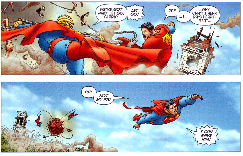 Suerman in action in All-Star Superman