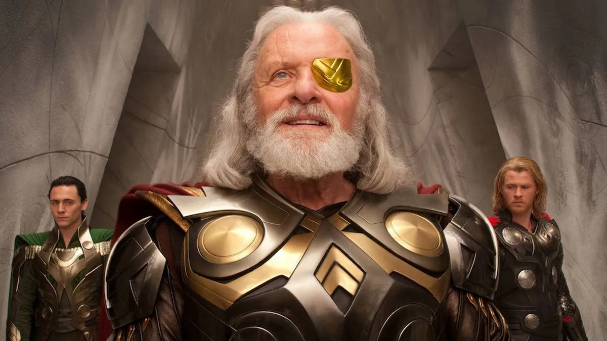 Anthony Hopkins as King Odin in Thor films