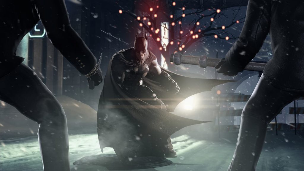 Batman Arkham Origins sees Batman fighting supervillains on Christmas Eve and eventually Christmas Day.