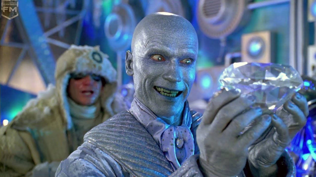 Arnold Schwarzenegger as Mr. Freeze in a still from Batman and Robin