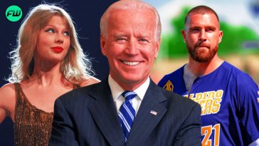 before dating taylor swift, travis kelce went viral for taking over president joe biden’s podium in a hilarious fashion