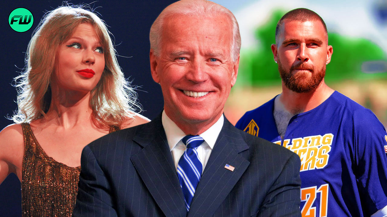 “Not even the secret service can guard this man”: Before Dating Taylor Swift, Travis Kelce Went Viral For Taking Over President Joe Biden’s Podium in a Hilarious Fashion