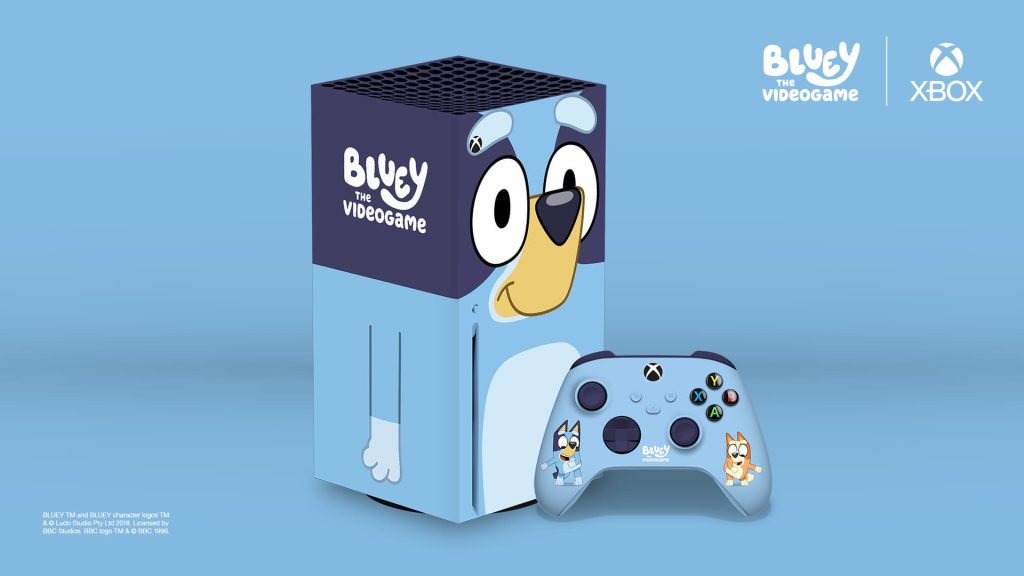 Xbox is giving away Bluey Xbox Series X console as part of a new sweepstakes.