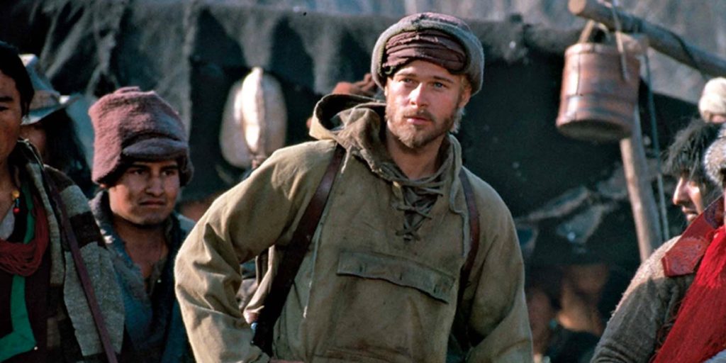 Brad Pitt in Seven Years in Tibet