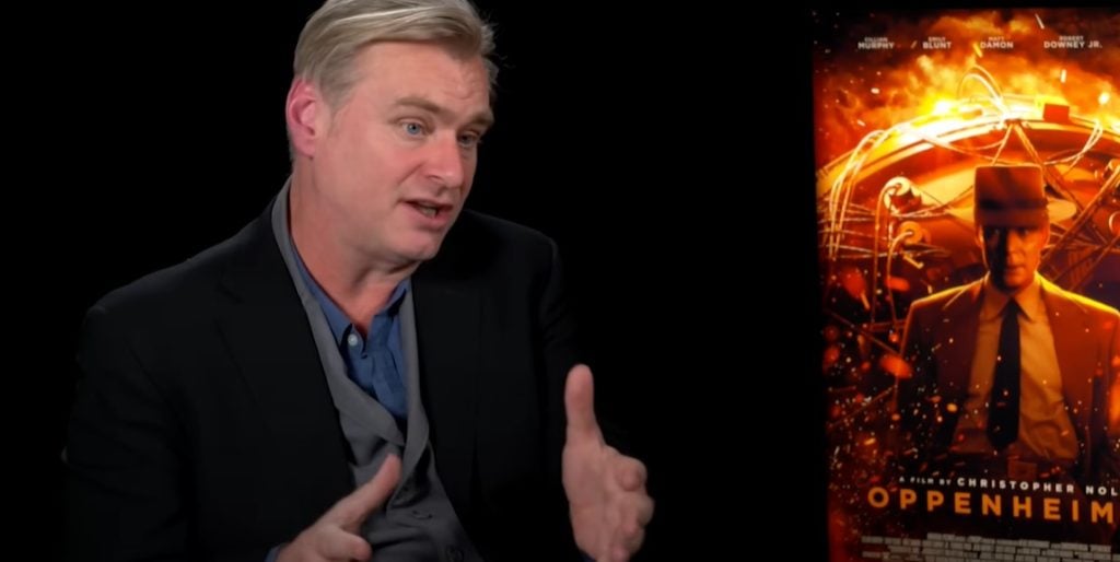 christopher nolan while talking to the associated press
